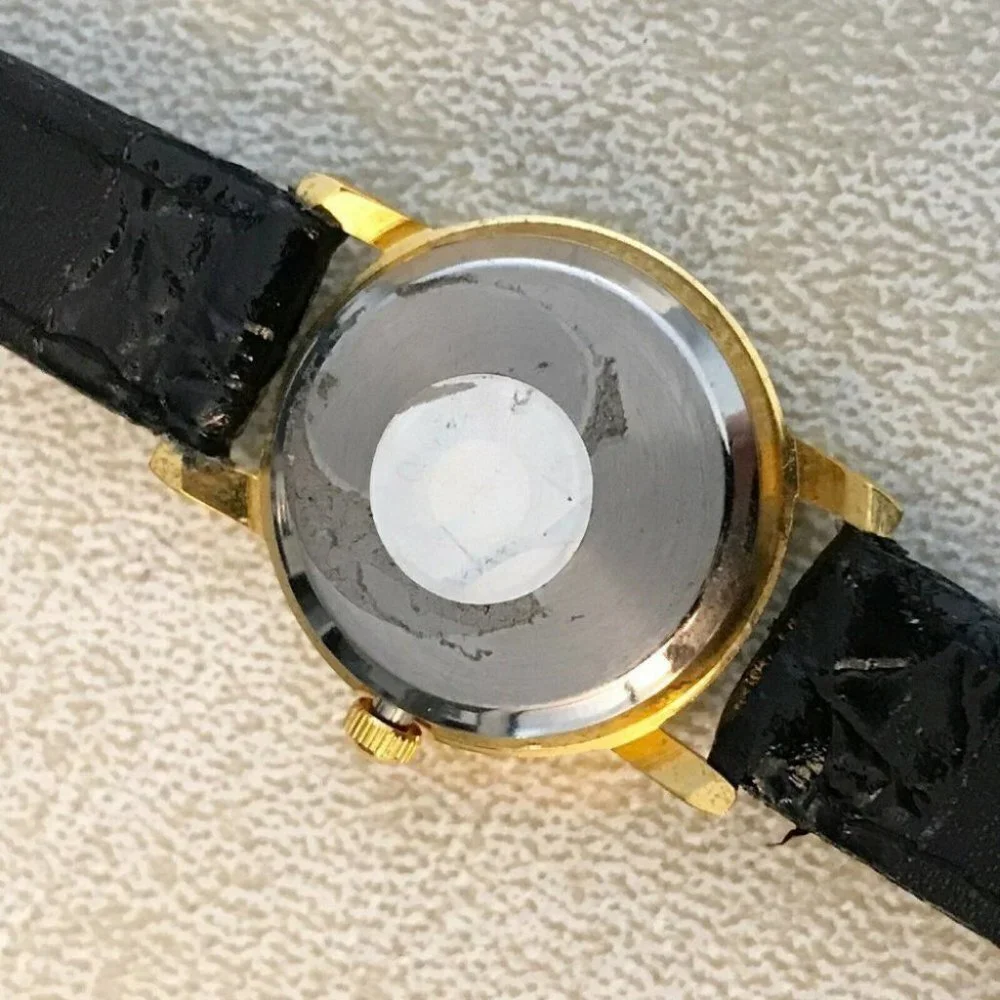 ✨✨5/$10✨✨ Set Of 2 Quartz Movt BLACK DIAL INVISIBLE NUMERAL DARK FACE
